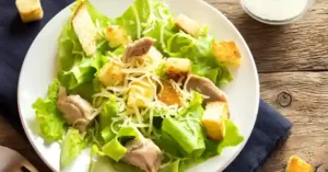 Chicken Crust Caesar Salad Pizza Recipe Chicken Crust Caesar Salad Pizza Recipe