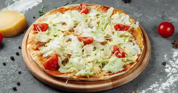 Chicken Crust Caesar Salad Pizza Recipe Chicken Crust Caesar Salad Pizza Recipe
